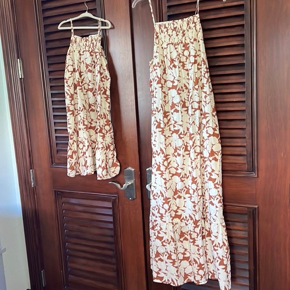 Matching mommy and me maxi dresses